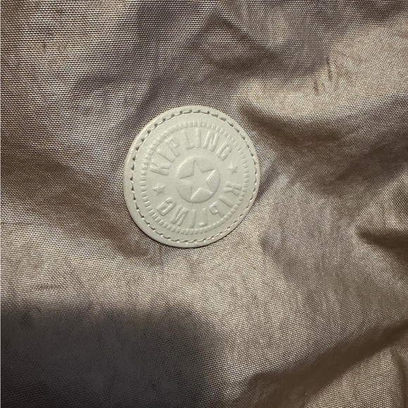 Kipling  Metallic Glow Golden with Light Tone Rose Backpack and Bag Set - Picture 12 of 13